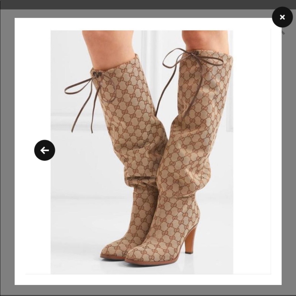 Gucci knee high boots. New in box. Size 37